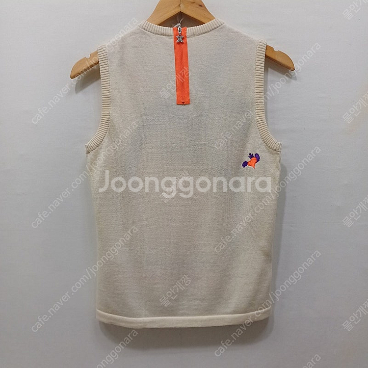 택포 JDX 골프 울 라운드 니트 조끼 민소매 나시 여성 S 순모 사랑봉봉--1