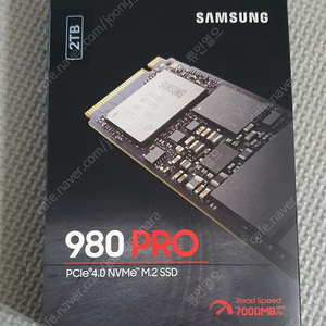 [국내정품 풀박스] 삼성 nvme M.2 980 Pro 2TB