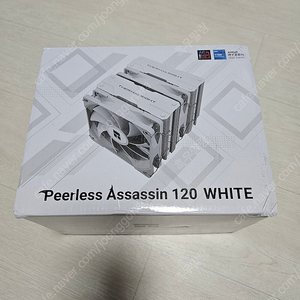 Peerless Assassin 120 White (PA120) 대장급 공냉쿨러 새거 팔아요