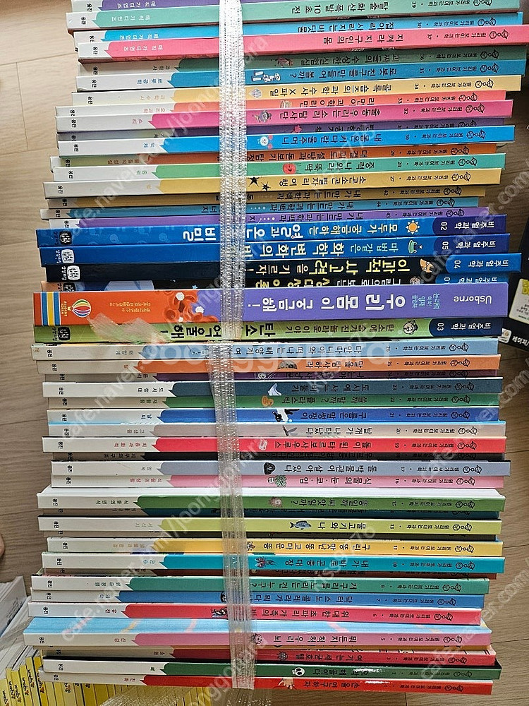 (웅진)원리가보이는과학+비쥬얼과학(5권)+논리력영재플랩...--0