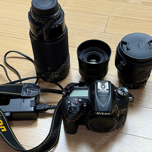 니콘 d7200+렌즈 3종 일괄