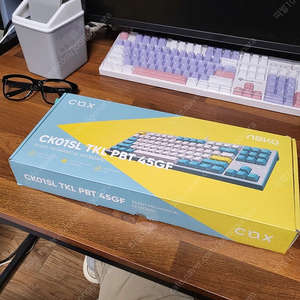 COX CK01SL TKL PBT 45GF 저소음 백축 기계식 키보드