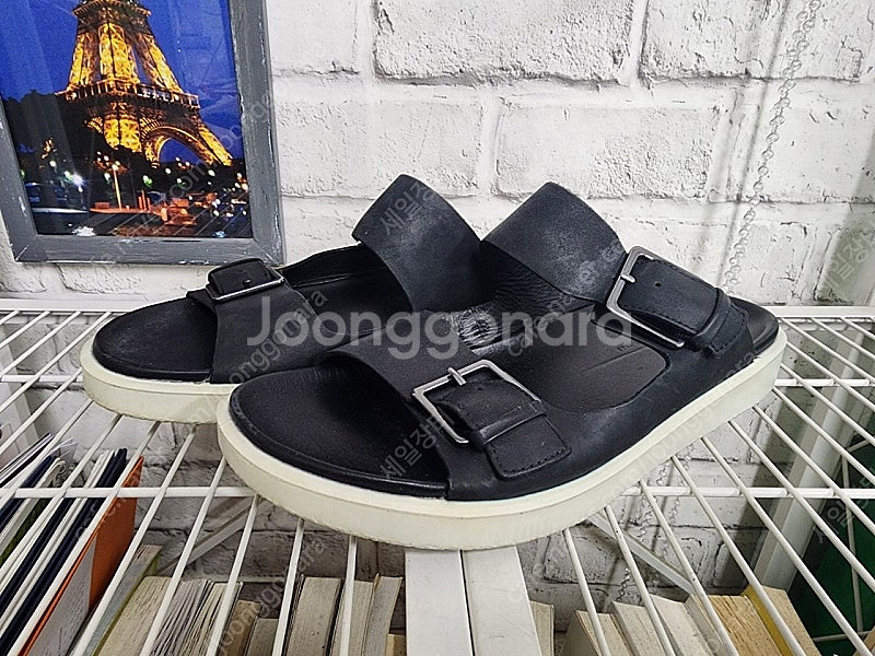 에코 ECCO 남성 Flowt Luxe 버클 샌들 슬리...--0