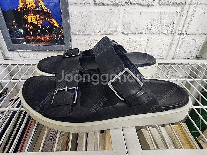 에코 ECCO 남성 Flowt Luxe 버클 샌들 슬리...--4