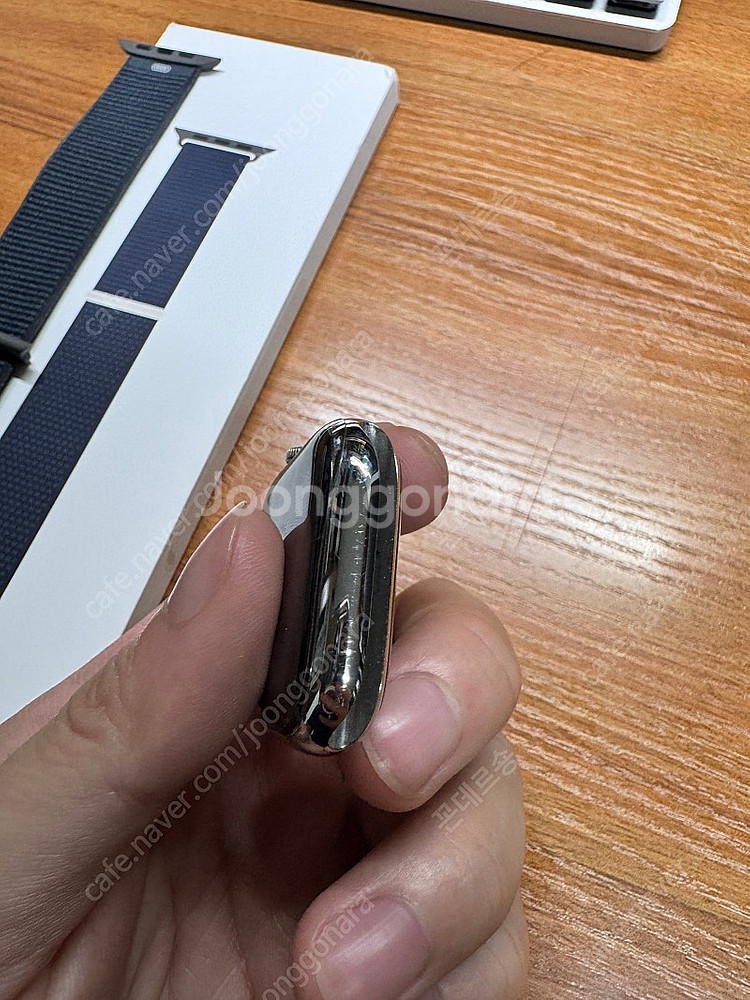 애플워치8 스테인리스 실버 45mm--2