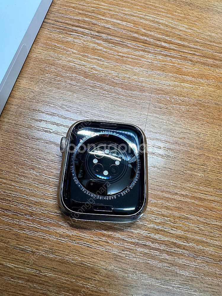 애플워치8 스테인리스 실버 45mm--6
