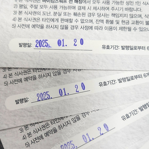 바이킹스워프 식사권 4장