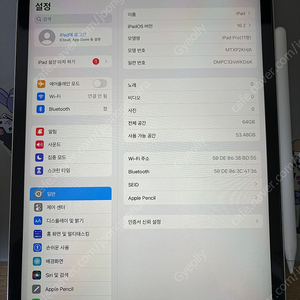 아이패드 프로3 11인치 1세대 64기가 실버 + 애플펜슬