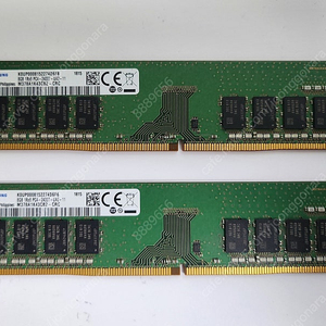 삼성 DDR4 , 8G ( PC4 - 2400 ) , 2개 일괄판매