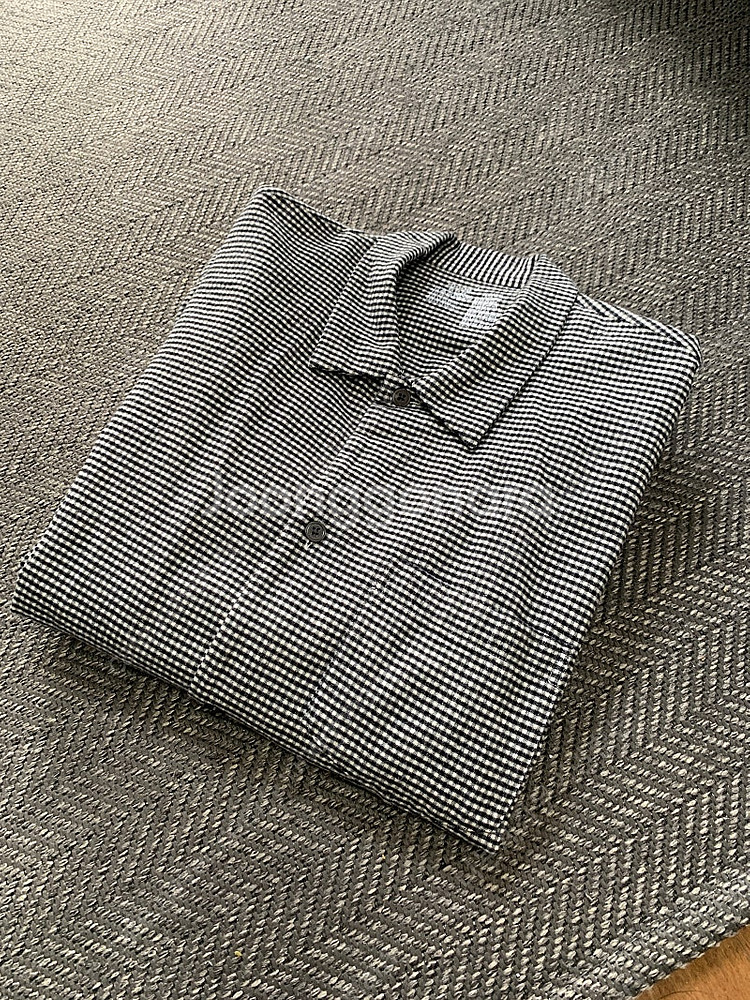 [1회착용] 무인양품 MUJI 플란넬 셔츠 체크 L--0