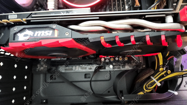 MSI 지포스 GTX 1070 GAMING X 8G 부품용 팝니다 (고장)