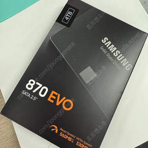 삼성 870 evo 4tb 미개봉