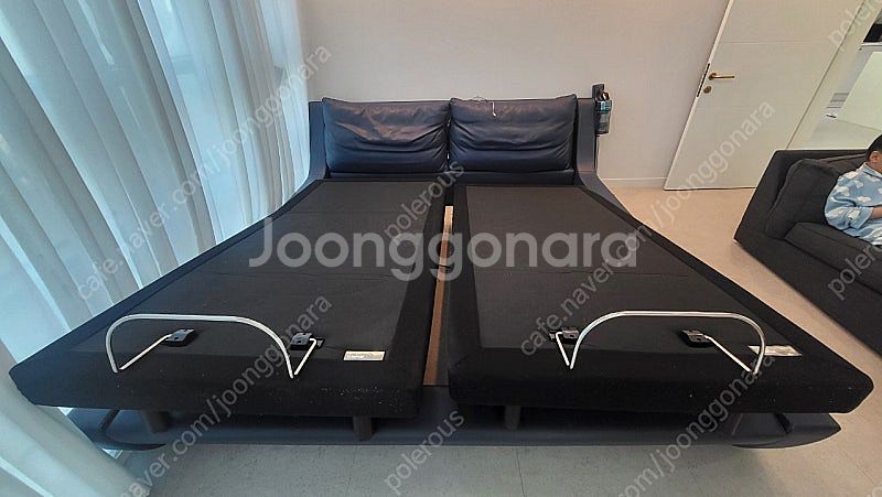 템퍼 모션베드프레임+리모컨--0