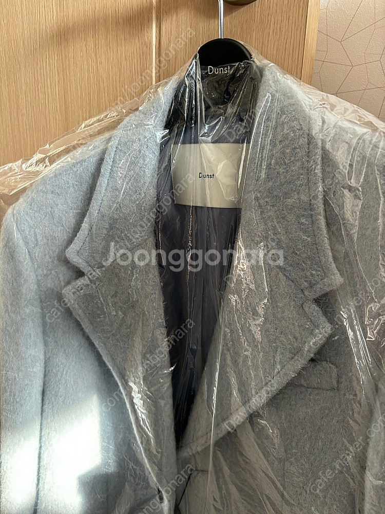 (새상품)던스트 알파카 울 블레이저 그레이지 블루--2