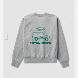 urbanic30 얼바닉30 로얄로버 스웻셔츠 Royal Rover Sweat Shirt