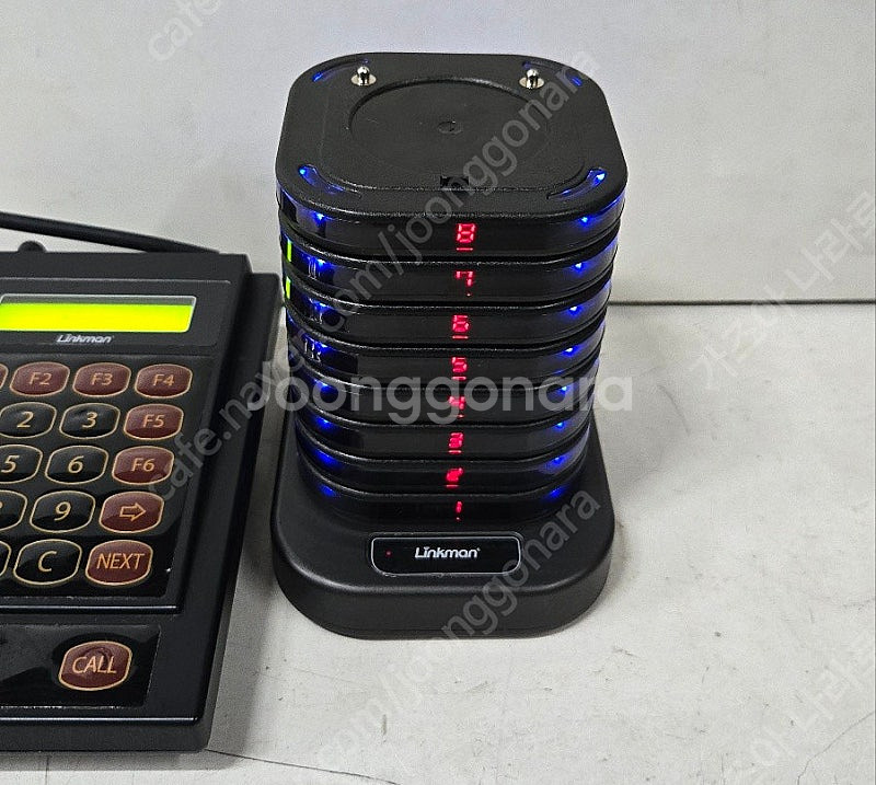 링크맨 진동벨 LM-D400N 8개와 송신기 1대 팝니다--0