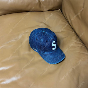 Supreme 슈프림 케블라 인디고 데님 S로고 6패널 볼캡 모자 (Kevlar Washed Denim)