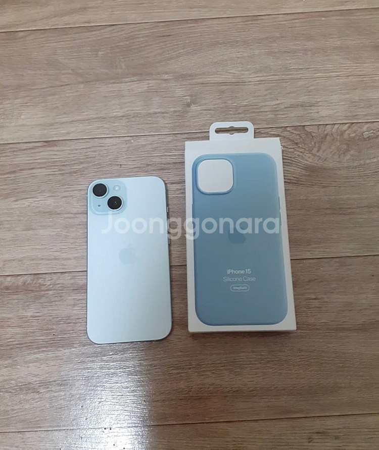 아이폰 15 해외판 256gb 블루색상 저렴히 판매합니...--1
