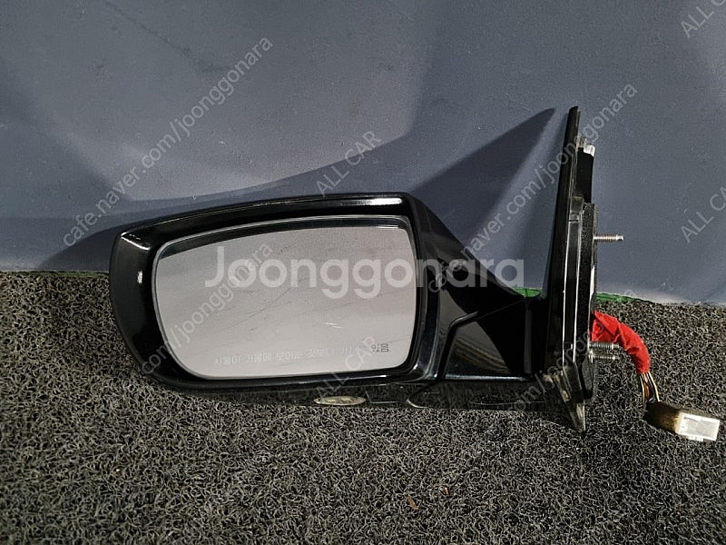 3381 그랜져HG 운전석 전동사이드미러 10핀 검정색--3