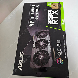 ASUS TUF 3070 OC 팝니다