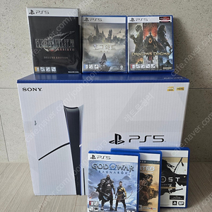 Ps5 슬림 디스크에디션 신품+ 소프트6종팝니다