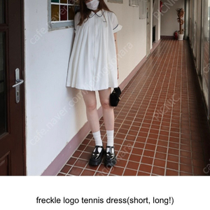 프레클 freckle logo tennis dress(short)