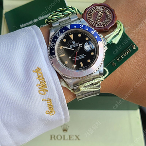 [정품] 롤렉스 펩시 GMT 마스터2 핑크펩시 트리튬 다이얼 16700 (Rolex GMT-Master II Pinklady Pepsi Tritium Lume)