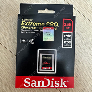 정품 샌디스크 Sandisk CFexpress CFE256GB 타입B 메모리카드 판매 (미개봉)