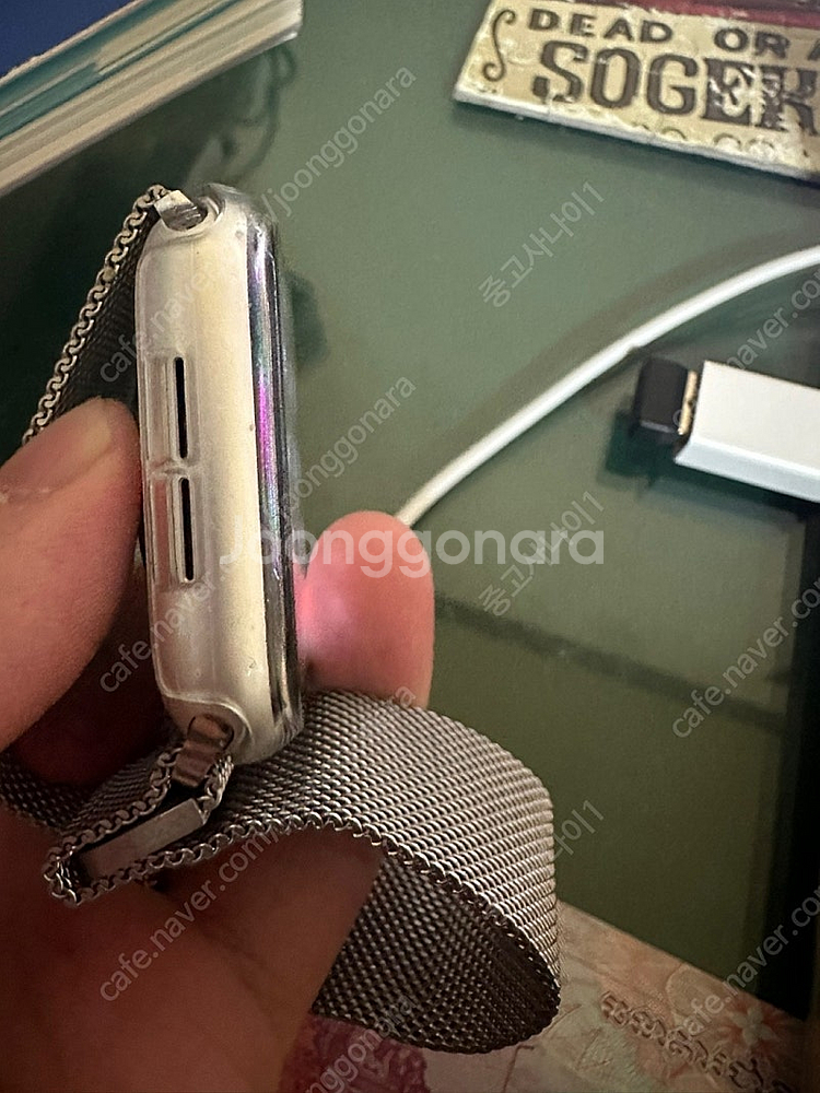 애플워치 SE2 44mm 실버상태좋은물건판매합니다--4