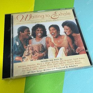 [중고음반/CD] 휘트니 휴스턴 Whitney Houston 'Waiting to Exhale (사랑을 기다리며)' 영화음악 OST