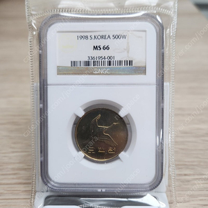 1998년 500원 NGC 66등급