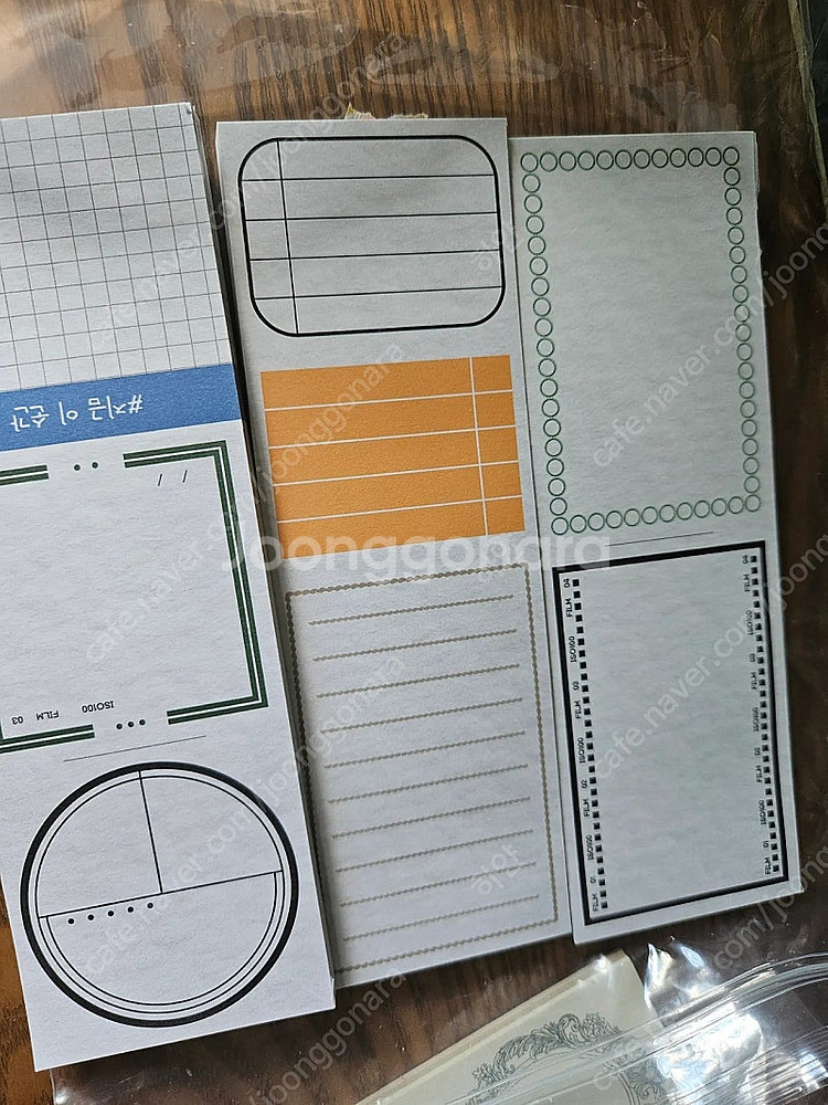 다꾸 메모지 스티커 랜덤--1