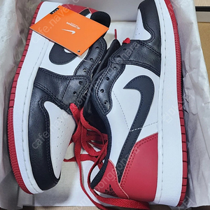 조던 1 레트로 로우 OG Black Toe(GS)