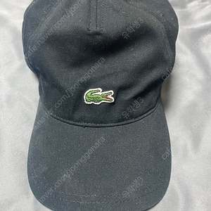 성인 블랙 라코스테 모자 Lacoste 베이스볼 캡