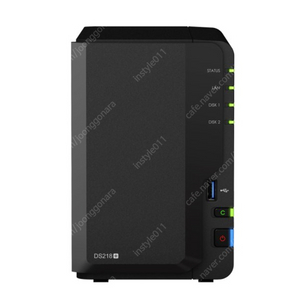 시놀로지 DS218+ RAM2G 16TB/NAS/ 정품HDD사용 팝니다.