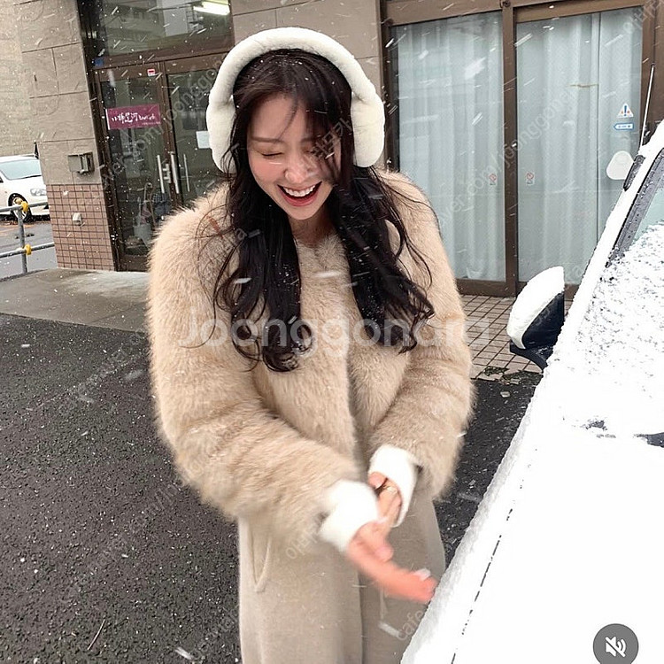 새상품 운포 르플레인 Muse Fur Jacket 뮤즈...--0