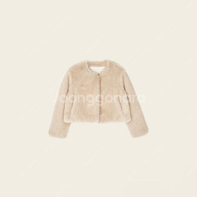 새상품 운포 르플레인 Muse Fur Jacket 뮤즈...--1