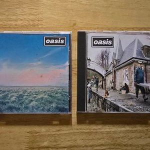 CD 음반 oasis 오아시스 싱글 2장