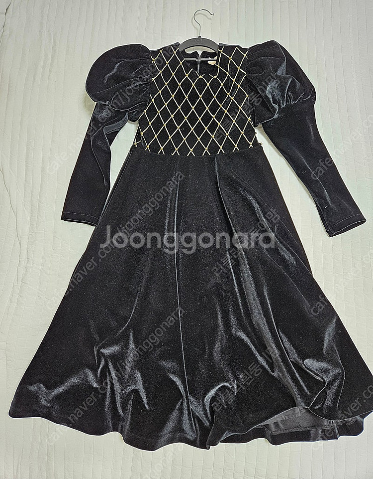 주주아뜰리에 올리비아벨벳드레스 XL--2