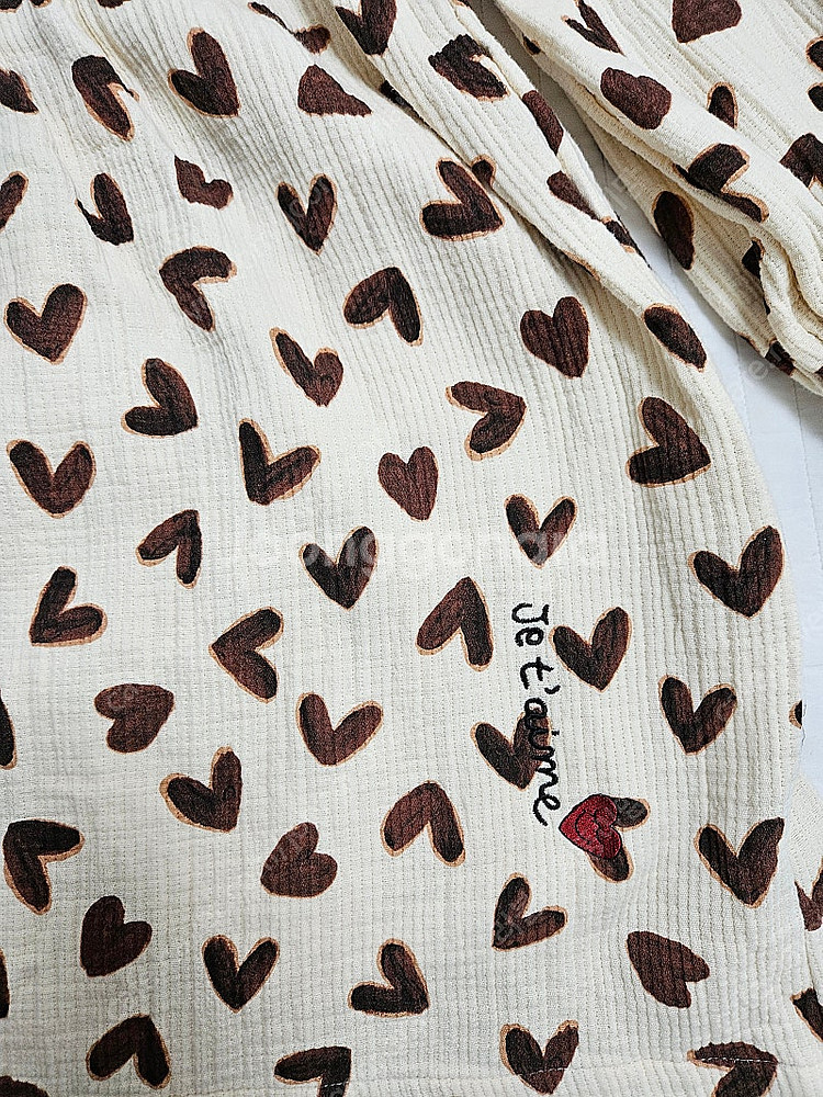 리미떼두두 하트 러플 원피스 3XL 140--2