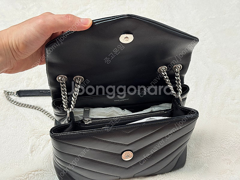 생로랑 루루백 은장 스몰--9