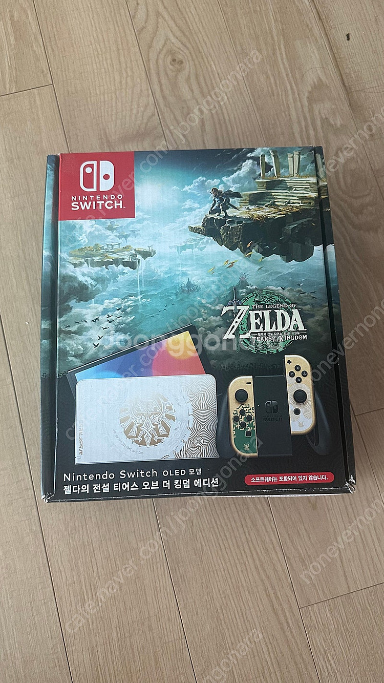 닌텐도 스위치 oled 젤다 에디션(s급) + 칩3개,...--0