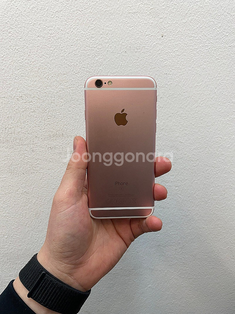 아이폰6S 로즈골드 16GB 해외판 배터리100% 상태...--0