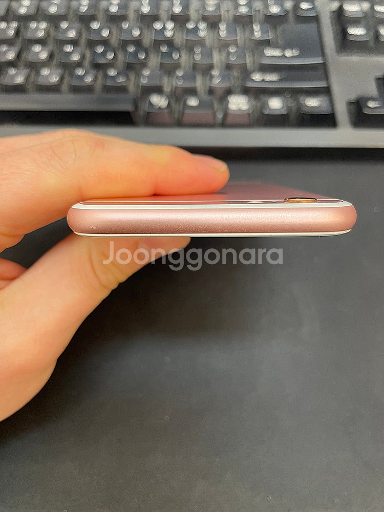 아이폰6S 로즈골드 16GB 해외판 배터리100% 상태...--3