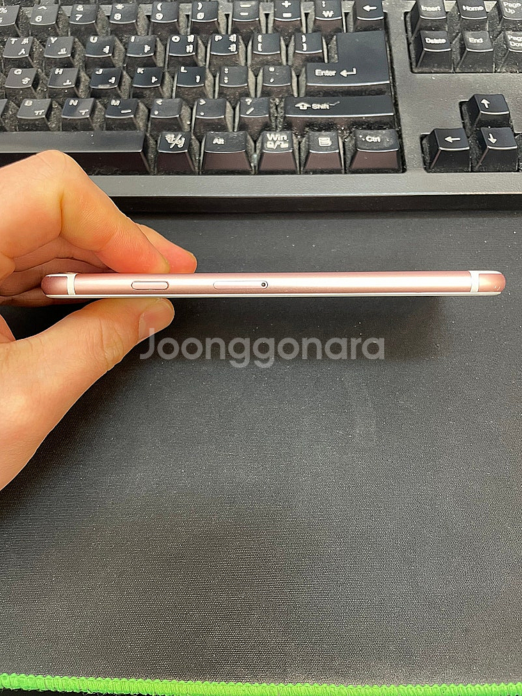아이폰6S 로즈골드 16GB 해외판 배터리100% 상태...--4