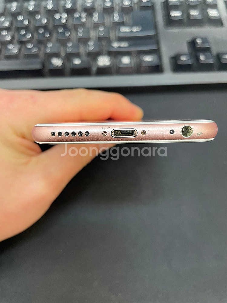 아이폰6S 로즈골드 16GB 해외판 배터리100% 상태...--5