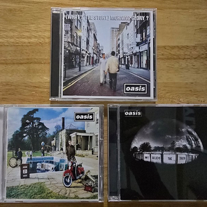 CD 음반 oasis 오아시스 앨범 3장