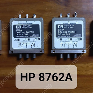 HP / Agilent / Keysight 8762A 4GHz SPDT Coaxial Switch