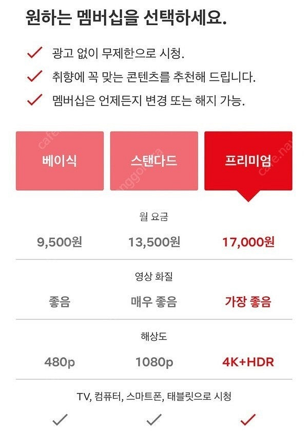 넷플릭스 프리미엄 요금제 같이 보실 분 구해요(PC, ...--0