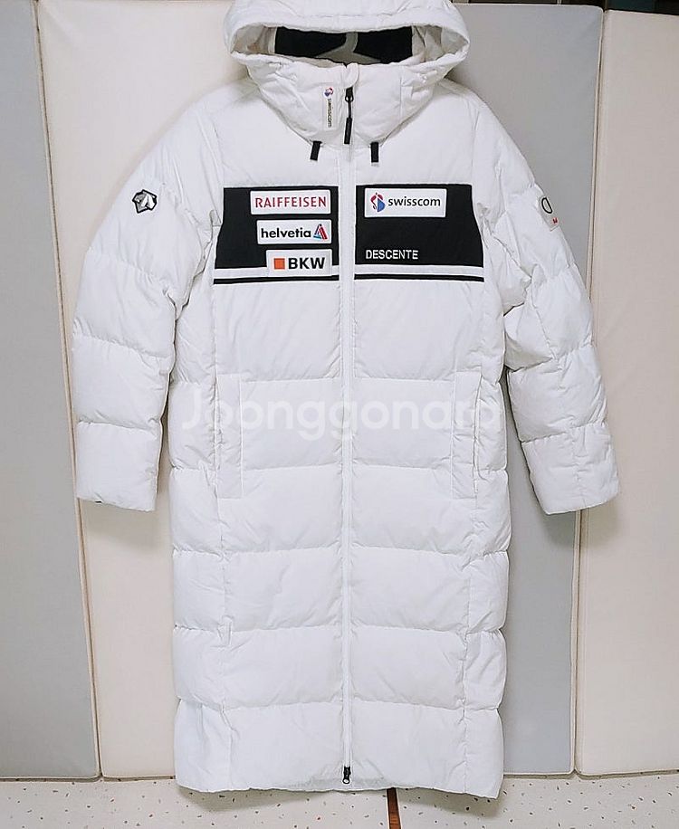 [S] 데상트 아우디 롱패딩점퍼 화이트1201--0